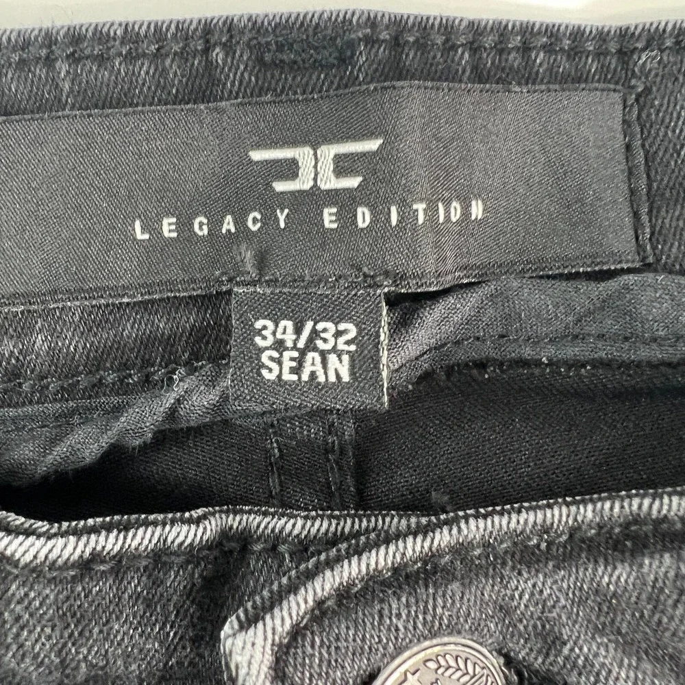 Jordan Craig‎ Mens Denim Jeans Gray  Black Sean Legacy Edition 5 Pocket 34/29